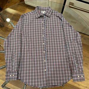 Peter Millar long sleeve plaid shirt